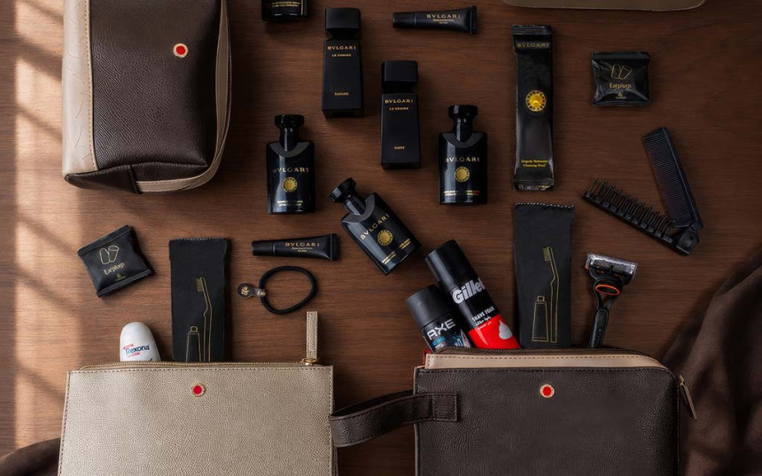 Emirates incorpora nuevos accesorios Bulgari para sus pasajeros de First y Business Class
